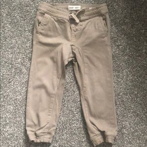 Warp + Weft Khaki Jogger Pants